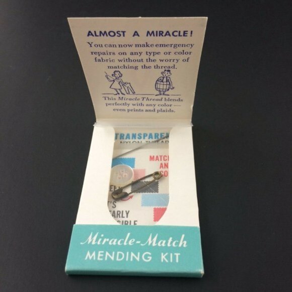 Vintage Manchester Gas Company Advertising Miracle Match Mending Kit - Picture 7 of 12